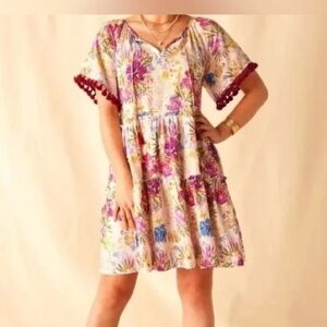 MATILDA JANE enchanted garden aloha print dress Like new